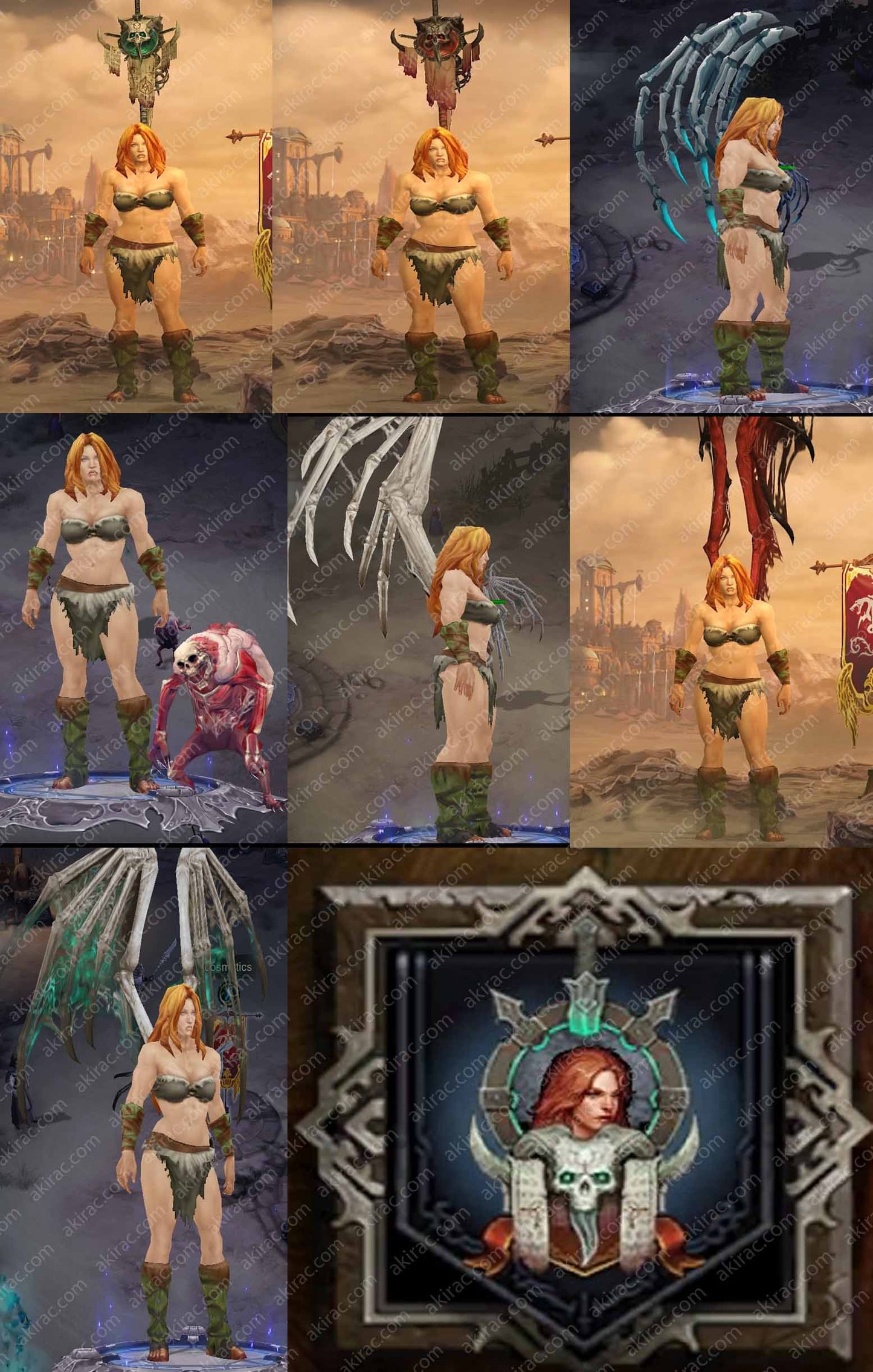 Bundle of 2.6.0 Cosmetics Portraits, Wings, Pet, Pennants - Diablo 3 Mods Store - Seasonal and non-seasonal - Modded Items and Gear for PlayStation 4, PlayStation 5, Nintendo Switch, and Xbox One