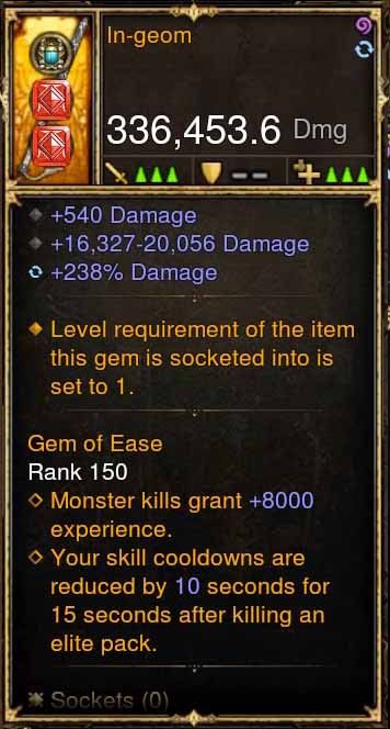 In-Geom 336k Actual DPS Modded Weapon - Diablo 3 Mods Store - Seasonal and non-seasonal - Modded Items and Gear for PlayStation 4, PlayStation 5, Nintendo Switch, and Xbox One