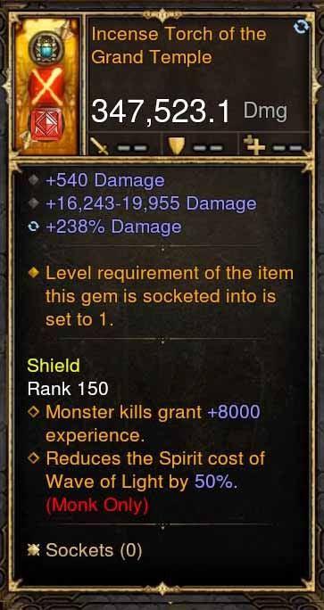 Incense Torch of the Grand Temple 347k Actual DPS Daibo - Diablo 3 Mods Store - Seasonal and non-seasonal - Modded Items and Gear for PlayStation 4, PlayStation 5, Nintendo Switch, and Xbox One