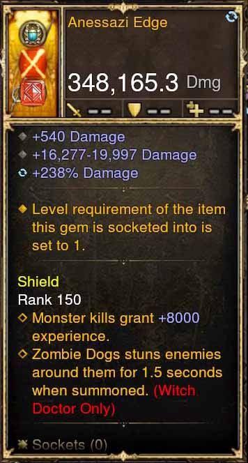 Anessazi Edge 348k Actual DPS Modded Weapon - Diablo 3 Mods Store - Seasonal and non-seasonal - Modded Items and Gear for PlayStation 4, PlayStation 5, Nintendo Switch, and Xbox One