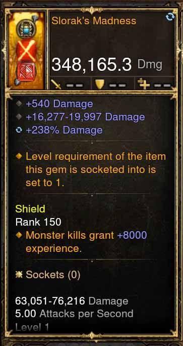Sloraks Madness 348k Actual DPS Wand - Diablo 3 Mods Store - Seasonal and non-seasonal - Modded Items and Gear for PlayStation 4, PlayStation 5, Nintendo Switch, and Xbox One