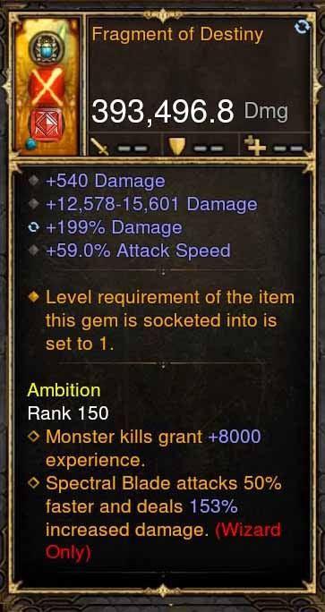 Fragment of Destiny 393k Modded Weapon - Diablo 3 Mods Store - Seasonal and non-seasonal - Modded Items and Gear for PlayStation 4, PlayStation 5, Nintendo Switch, and Xbox One
