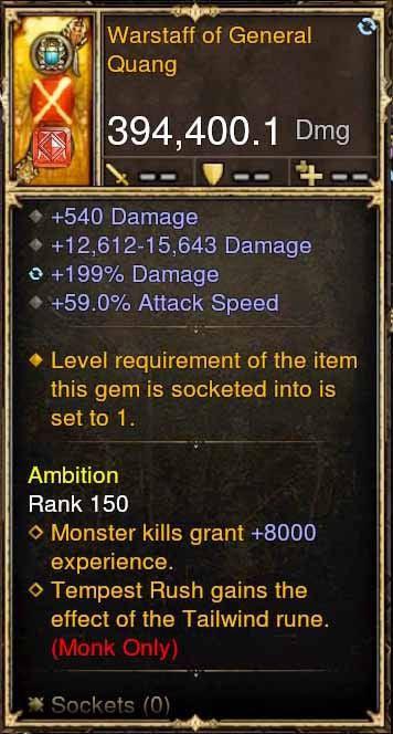 Warstaff of General Quang 394k Modded Weapon - Diablo 3 Mods Store - Seasonal and non-seasonal - Modded Items and Gear for PlayStation 4, PlayStation 5, Nintendo Switch, and Xbox One