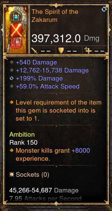 The Spirit of the Zakarum 397k Modded Weapon - Diablo 3 Mods Store - Seasonal and non-seasonal - Modded Items and Gear for PlayStation 4, PlayStation 5, Nintendo Switch, and Xbox One