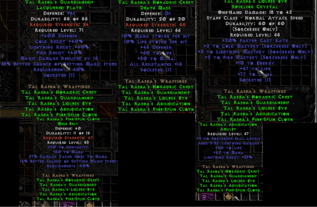 Diablo 2 Legit Item Pack