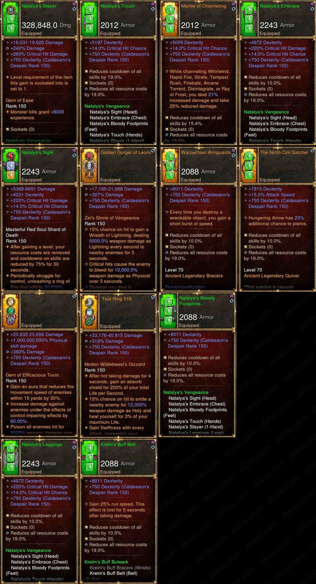 Diablo 3 Immortal Orig Natalya's Demon Hunter - Diablo 3 Mods Store - Seasonal and non-seasonal - Modded Items and Gear for PlayStation 4, PlayStation 5, Nintendo Switch, and Xbox One