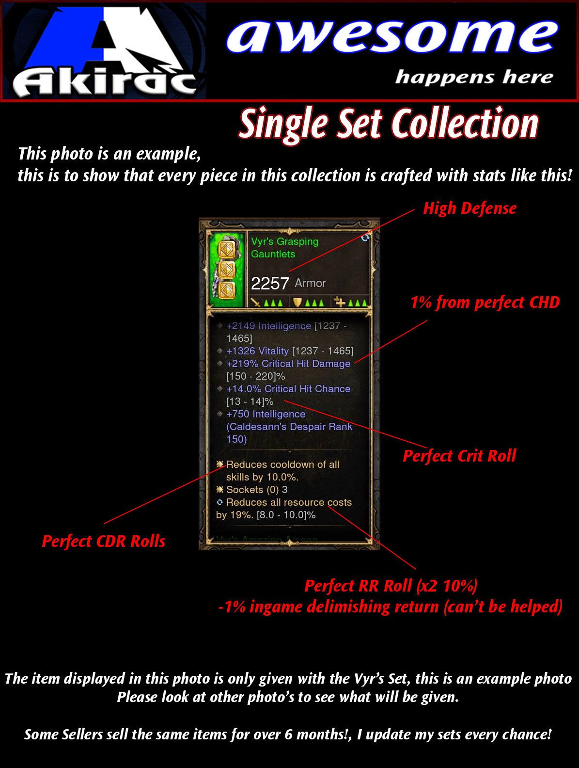 6x Piece Shadow Mantle Demon Hunter Set - Diablo 3 Mods Store - Seasonal and non-seasonal - Modded Items and Gear for PlayStation 4, PlayStation 5, Nintendo Switch, and Xbox One