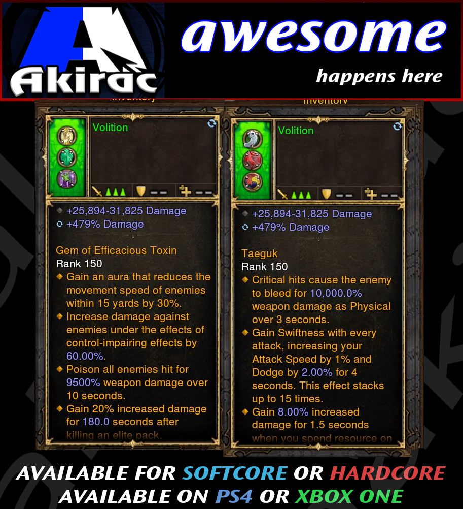 Pure Damage Stats Focus + Restraint (volition) Set Modded Modded Rings - Diablo 3 Mods Store - Seasonal and non-seasonal - Modded Items and Gear for PlayStation 4, PlayStation 5, Nintendo Switch, and Xbox One