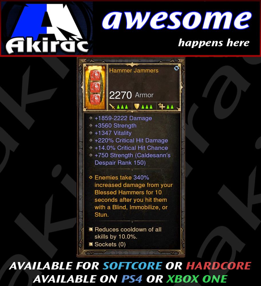 Hammer Jammers Pants Modded - Diablo 3 Mods Store - Seasonal and non-seasonal - Modded Items and Gear for PlayStation 4, PlayStation 5, Nintendo Switch, and Xbox One