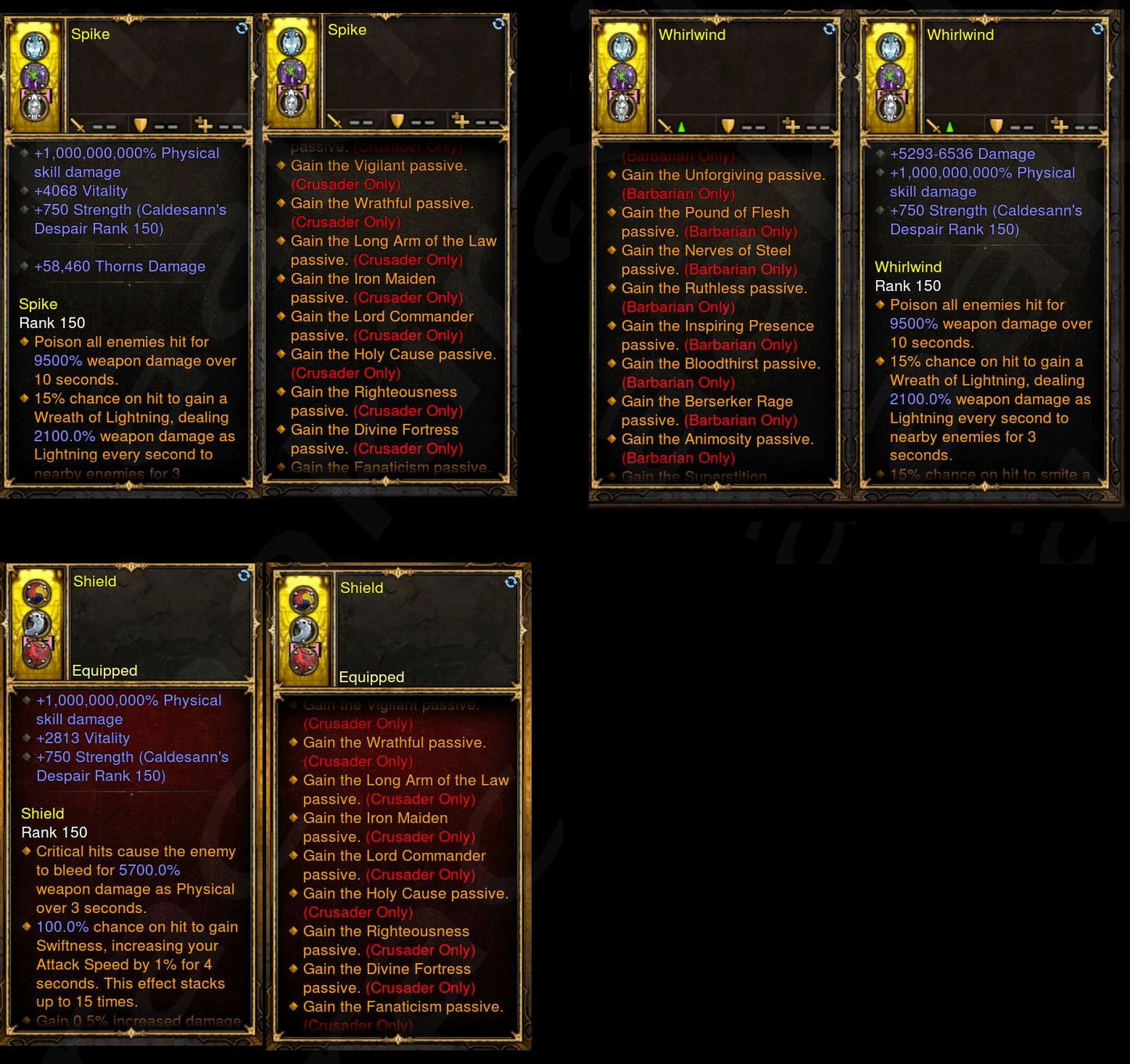 14x Passive 1000000000% GRIFT 150 Modded Ring Compatible w/ IMv3 - Diablo 3 Mods Store - Seasonal and non-seasonal - Modded Items and Gear for PlayStation 4, PlayStation 5, Nintendo Switch, and Xbox One