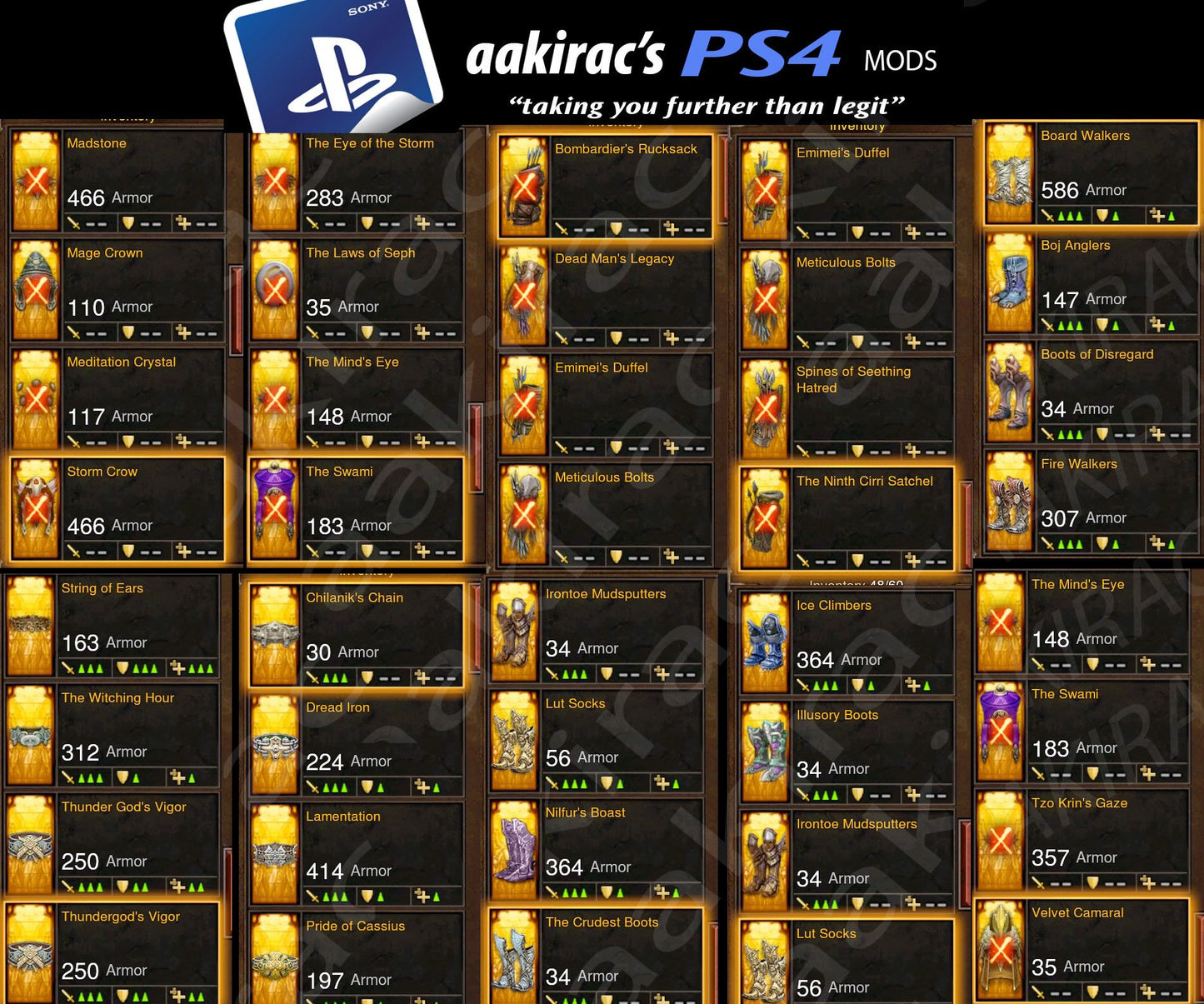 XMOG - TRANSMOG & CUBE EXTRACTION 170x + BUNDLE #3-Diablo 3 Mods - Playstation 4, Xbox One, Nintendo Switch