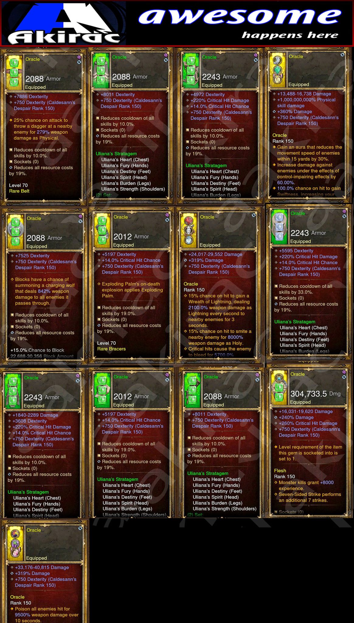 Diablo 3 Immortal v3 Ulania Monk Modded Set for Rift 150 Oracle - Diablo 3 Mods Store - Seasonal and non-seasonal - Modded Items and Gear for PlayStation 4, PlayStation 5, Nintendo Switch, and Xbox One