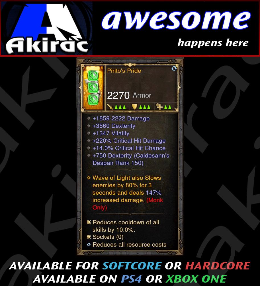 Pinto's Pride Bracers Modded - Diablo 3 Mods Store - Seasonal and non-seasonal - Modded Items and Gear for PlayStation 4, PlayStation 5, Nintendo Switch, and Xbox One