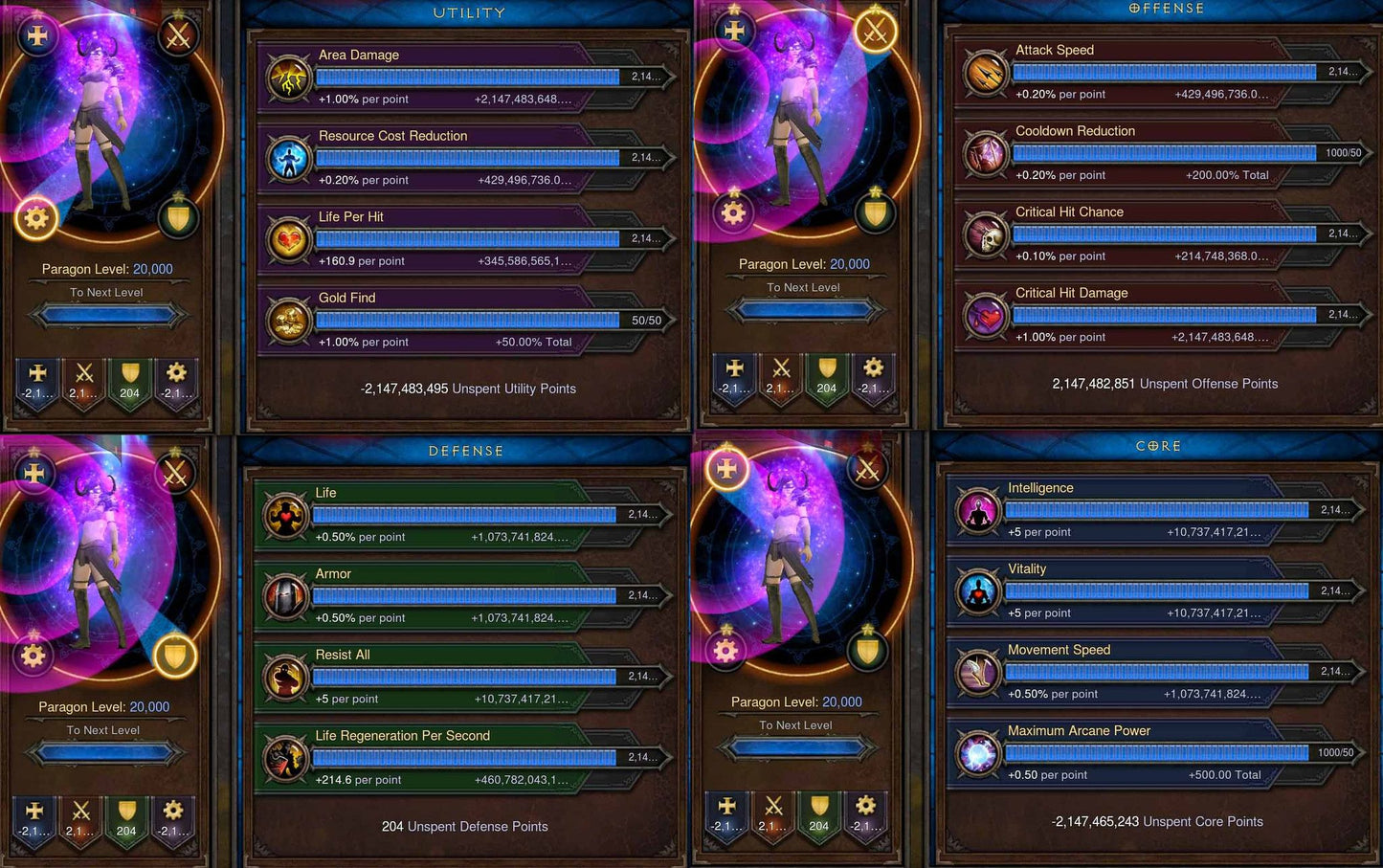 14x EXTREME Stat Modded + Necromancer Characters w/ Visual Effects - Diablo 3 Mods Store - Seasonal and non-seasonal - Modded Items and Gear for PlayStation 4, PlayStation 5, Nintendo Switch, and Xbox One