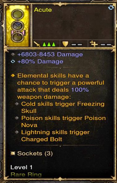 Shard of Hate Modded Ring (Unsocketed) Acute - Diablo 3 Mods Store - Seasonal and non-seasonal - Modded Items and Gear for PlayStation 4, PlayStation 5, Nintendo Switch, and Xbox One