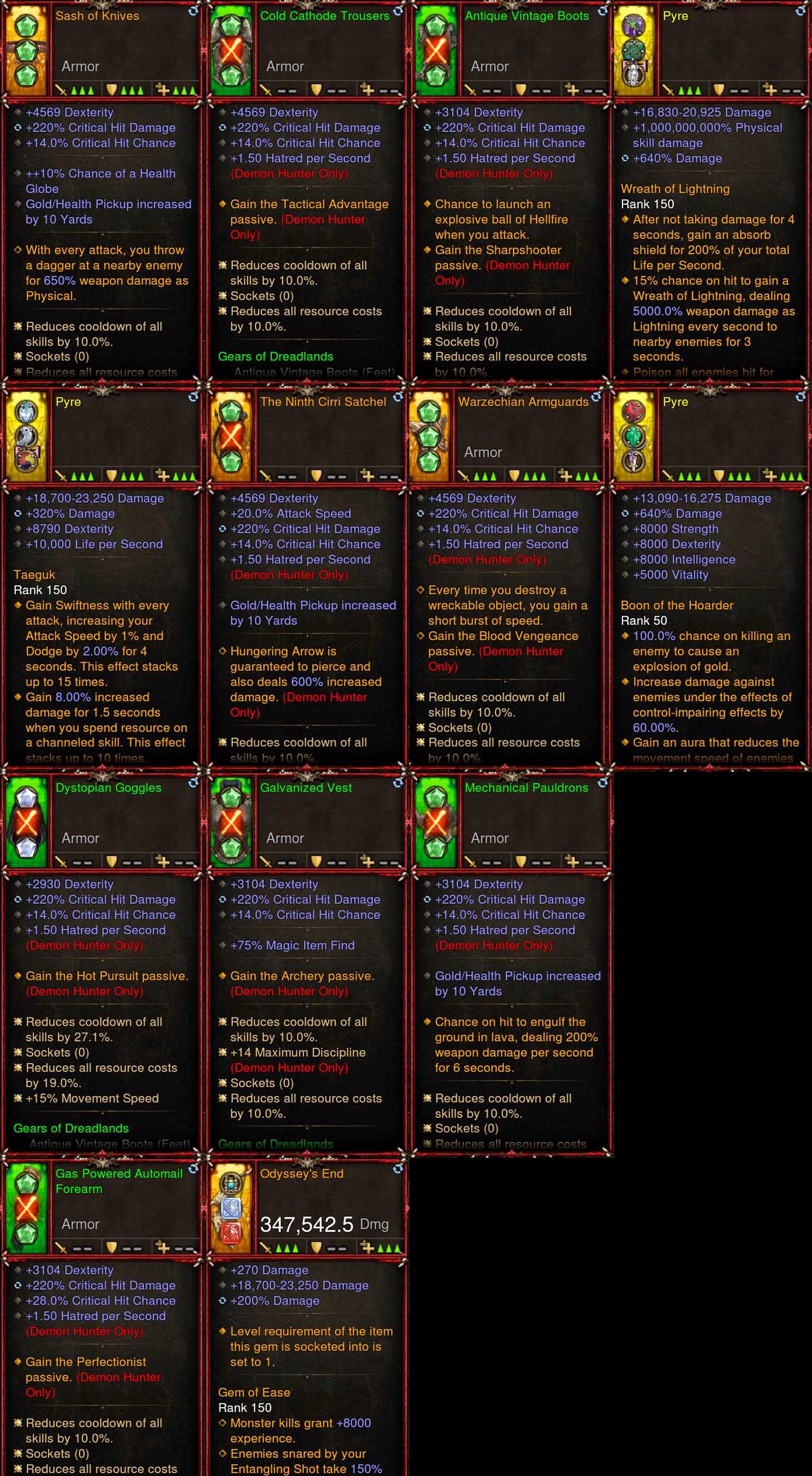 gears of dreadlands Primal Ancient] 1-70 BobbaPearl's v3 2.6.9 Dreadlands Demon Hunter Se –  Seasonal & Non-Seasonal Diablo 3 Mods