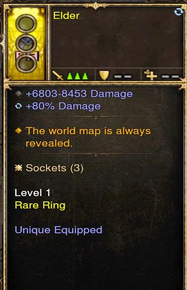 Ps4 Diablo 3 Mods Xbox One - Reveal World Map Modded Ring (Unsocketed) Elder - Diablo 3 Mods Store - Seasonal and non-seasonal - Modded Items and Gear for PlayStation 4, PlayStation 5, Nintendo Switch, and Xbox One