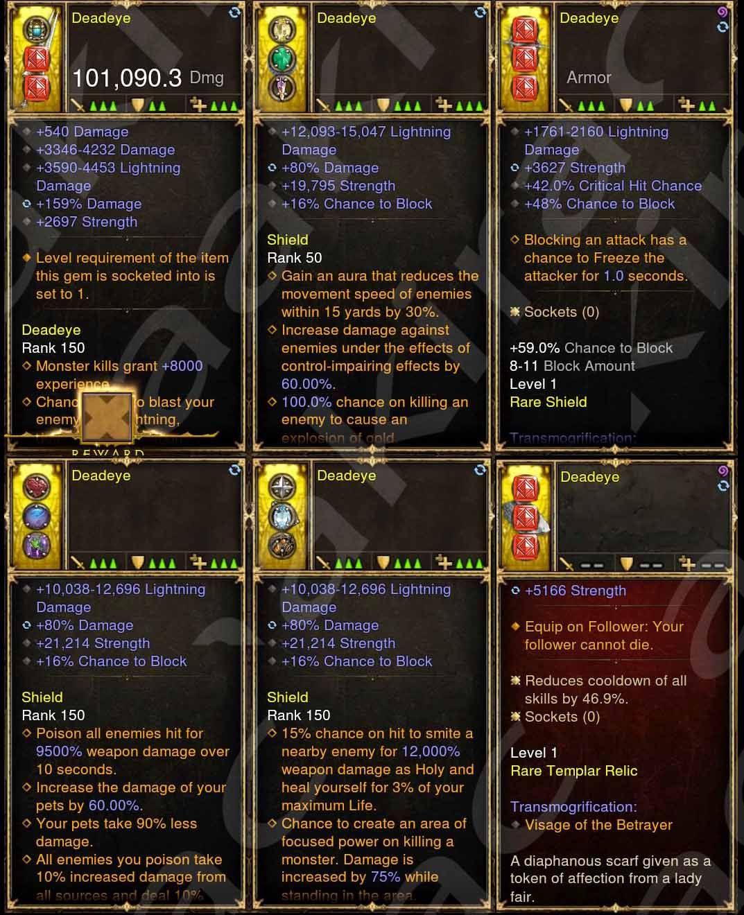Full Modded Follower Templar Set - Diablo 3 Mods Store - Seasonal and non-seasonal - Modded Items and Gear for PlayStation 4, PlayStation 5, Nintendo Switch, and Xbox One