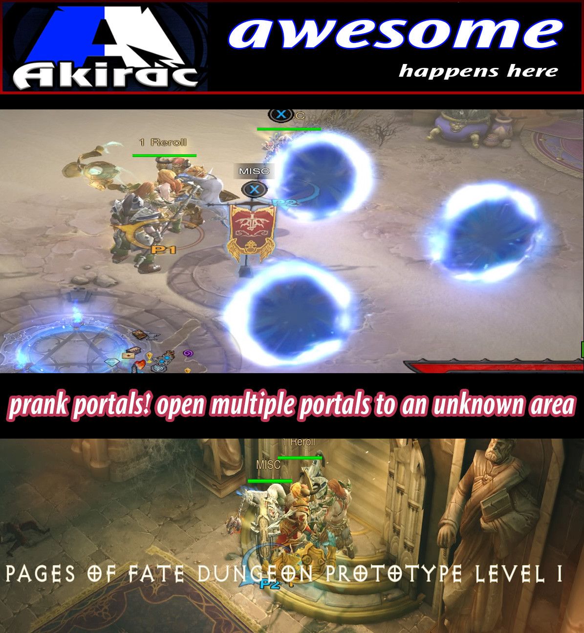 Portal Scrolls to the UNKNOWN for Diablo 3 - Diablo 3 Mods Store - Seasonal and non-seasonal - Modded Items and Gear for PlayStation 4, PlayStation 5, Nintendo Switch, and Xbox One