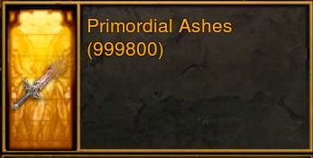 2.7.5 900000x Primodial Ashes Crafting Mats - Diablo 3 Mods Store - Seasonal and non-seasonal - Modded Items and Gear for PlayStation 4, PlayStation 5, Nintendo Switch, and Xbox One