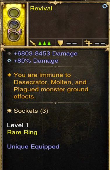 Blackthorns Immunity Passive Modded Ring (Unsocketed) Revival - Diablo 3 Mods Store - Seasonal and non-seasonal - Modded Items and Gear for PlayStation 4, PlayStation 5, Nintendo Switch, and Xbox One
