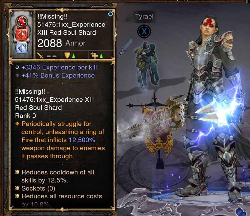 Red Soul Shard Helm w/ EXP (Rare XMOG) Modded Helm - Diablo 3 Mods Store - Seasonal and non-seasonal - Modded Items and Gear for PlayStation 4, PlayStation 5, Nintendo Switch, and Xbox One