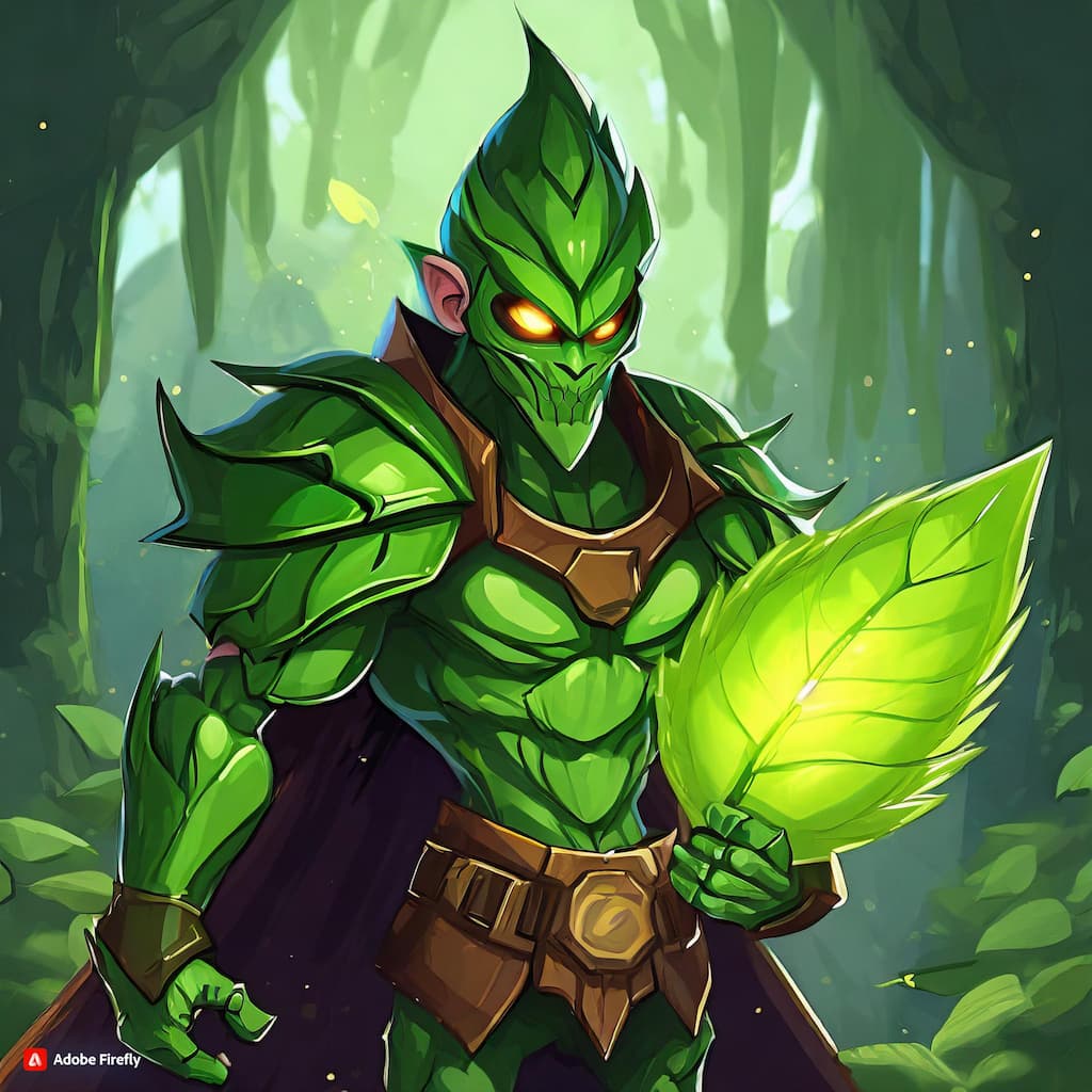 Diablo 3 Mods character holding a seasonal leaf