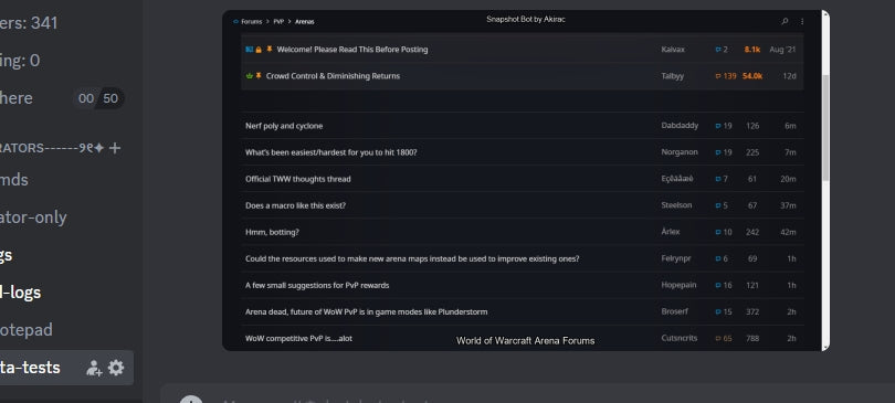 [Digital Download] Multiple Thread Snapshot Discord Bot - Send Snapshots of WebSites to Multiple Channels Periodically Akirac Discord Bot and Utilities Seasonal and Non Seasonal Save Mod - Modded Items and Gear - Hacks - Cheats - Trainers for Playstation 4 - Playstation 5 - Nintendo Switch - Xbox One