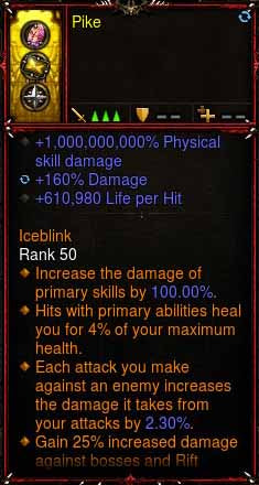 [Primal Ancient] 1-70 1000000000% Modded Ring 160% Damage, 610,980 LPH, 46% CDR Pike Diablo 3 Mods ROS Seasonal and Non Seasonal Save Mod - Modded Items and Gear - Hacks - Cheats - Trainers for Playstation 4 - Playstation 5 - Nintendo Switch - Xbox One