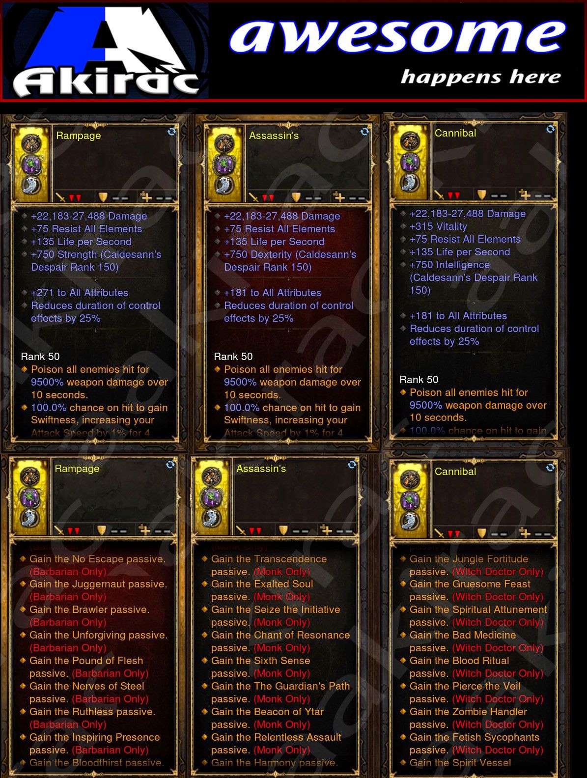 14x Passive Amulets Modded Diablo 3 Mods ROS Seasonal and Non Seasonal Save Mod - Modded Items and Gear - Hacks - Cheats - Trainers for Playstation 4 - Playstation 5 - Nintendo Switch - Xbox One