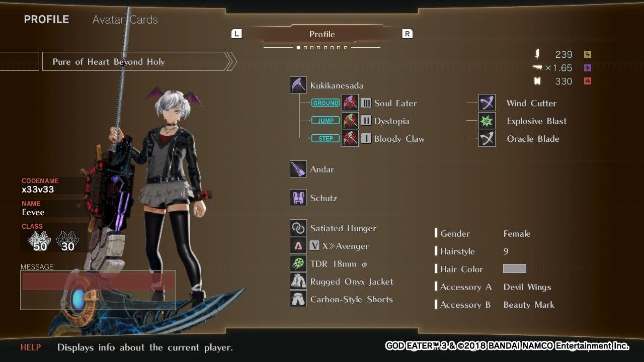 [Switch Save Progression] - God Eater 3 - Mods/Super Starter/Complete Save Akirac Other Mods Seasonal and Non Seasonal Save Mod - Modded Items and Gear - Hacks - Cheats - Trainers for Playstation 4 - Playstation 5 - Nintendo Switch - Xbox One