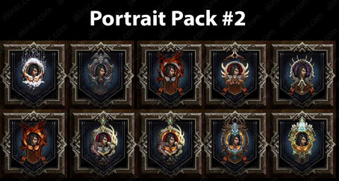 Cosmetic Frame Portrait Bundle #2-Diablo 3 Mods - Playstation 4, Xbox One, Nintendo Switch