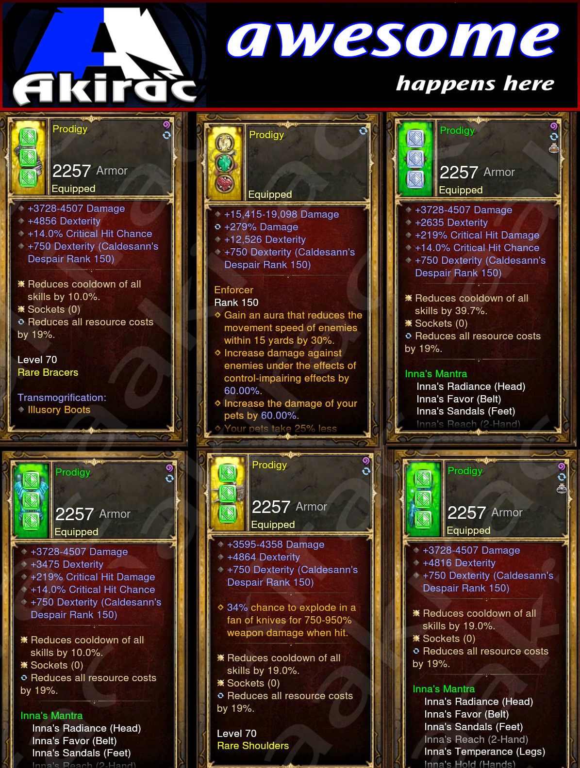 Diablo 3 Immortal v1 Inna's Monk Modded Set for Rift 150 Prodigy Diablo 3 Mods ROS Seasonal and Non Seasonal Save Mod - Modded Items and Gear - Hacks - Cheats - Trainers for Playstation 4 - Playstation 5 - Nintendo Switch - Xbox One