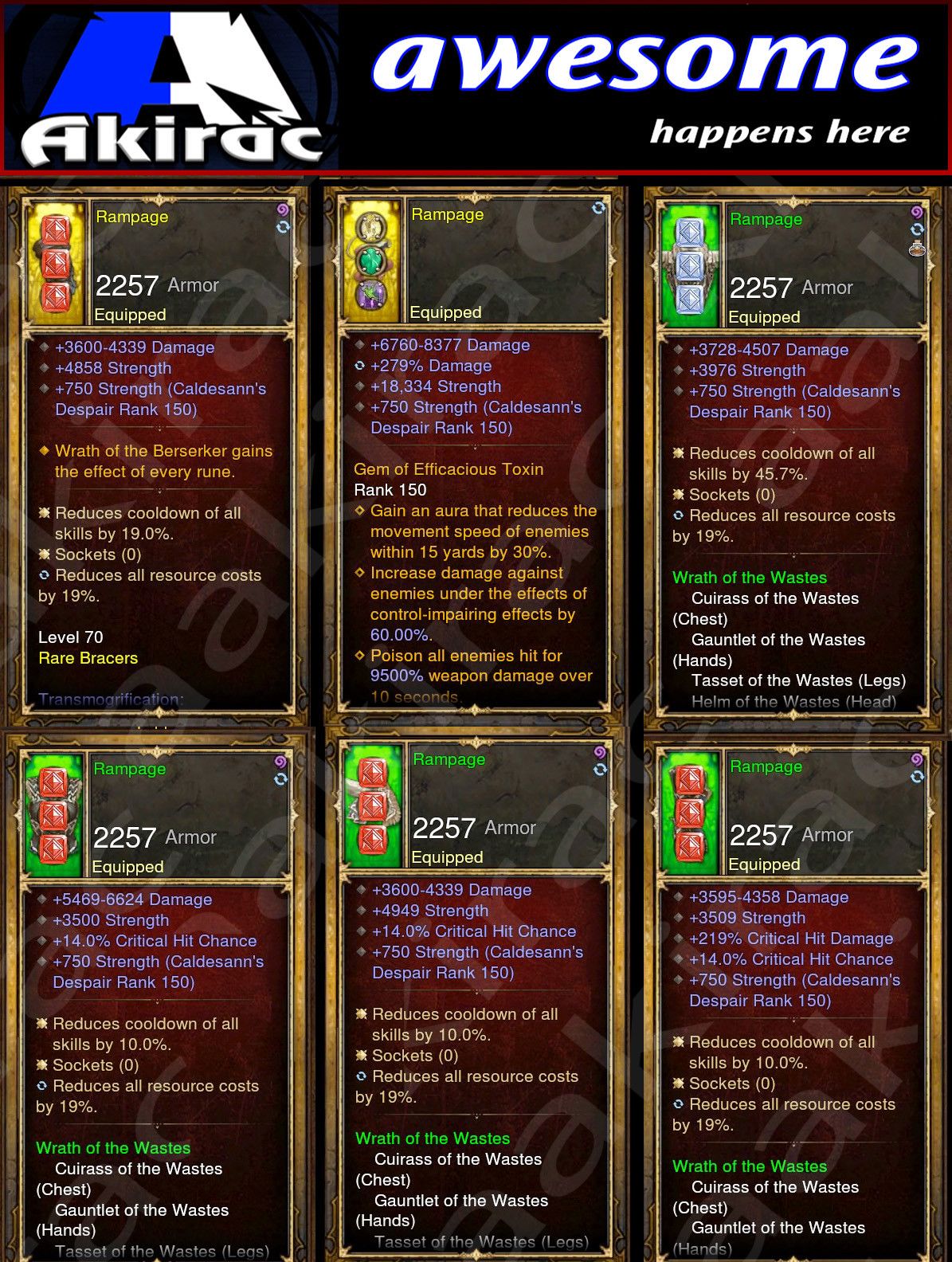 Diablo 3 Immortal v1 Waste Barbarian Modded Set for Rift 150 Rampage Diablo 3 Mods ROS Seasonal and Non Seasonal Save Mod - Modded Items and Gear - Hacks - Cheats - Trainers for Playstation 4 - Playstation 5 - Nintendo Switch - Xbox One