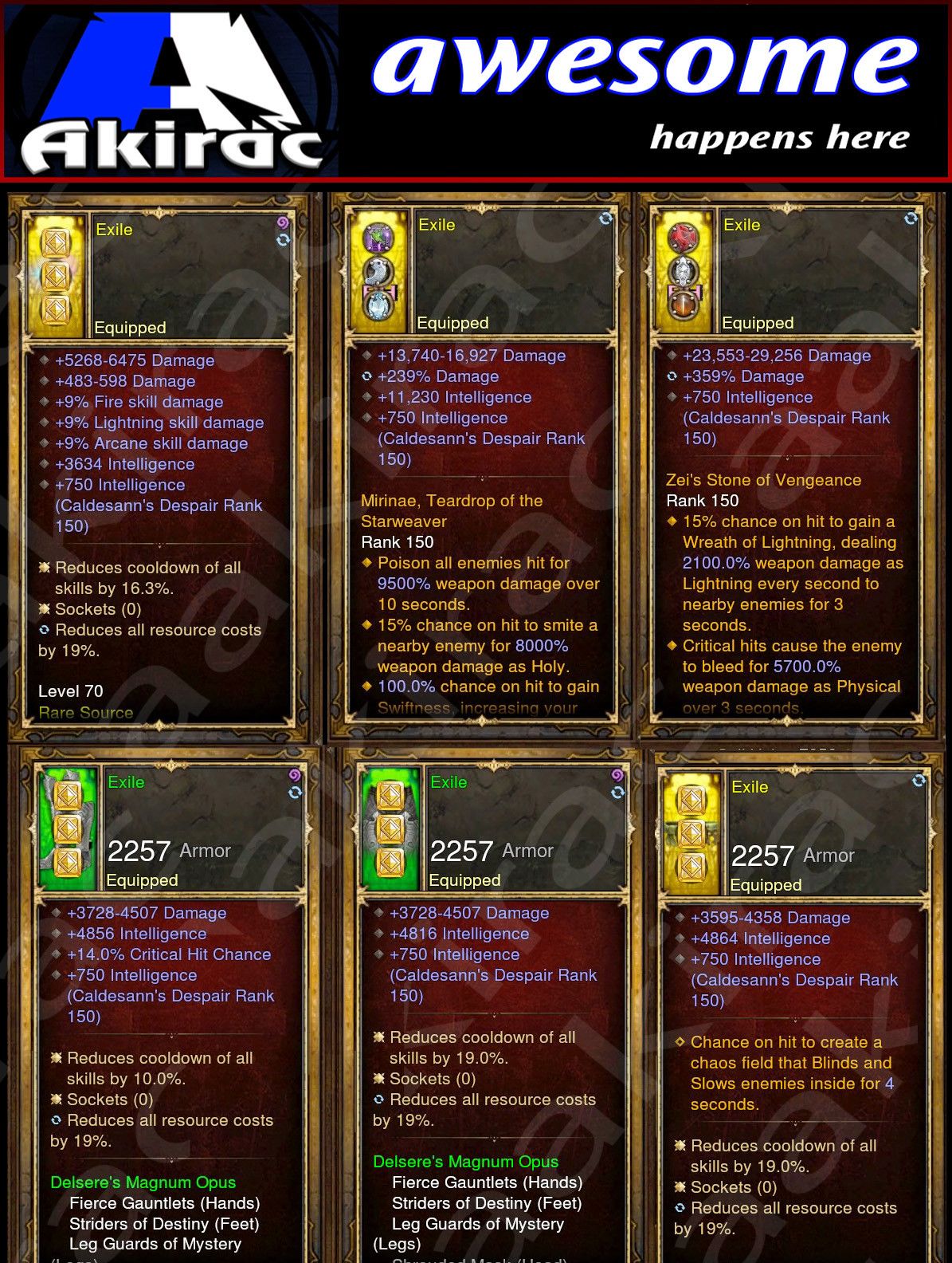 Diablo 3 Immortal v1 Magnum Opus Wizard Set for Rift 80-130 Exile Diablo 3 Mods ROS Seasonal and Non Seasonal Save Mod - Modded Items and Gear - Hacks - Cheats - Trainers for Playstation 4 - Playstation 5 - Nintendo Switch - Xbox One