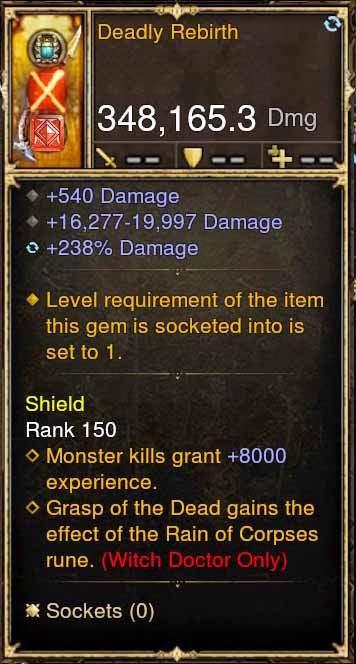 Deadly Rebirth 348k Actual DPS Modded Weapon Diablo 3 Mods ROS Seasonal and Non Seasonal Save Mod - Modded Items and Gear - Hacks - Cheats - Trainers for Playstation 4 - Playstation 5 - Nintendo Switch - Xbox One