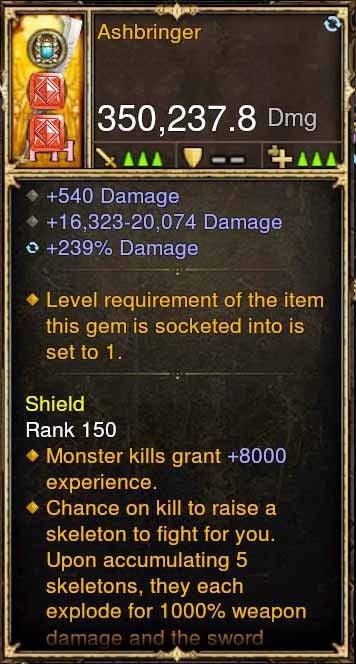 Rare Uncorrupted AshBringer 350k Actual DPS Modded Weapon - Diablo 3 Mods Store - Seasonal and non-seasonal - Modded Items and Gear for PlayStation 4, PlayStation 5, Nintendo Switch, and Xbox One