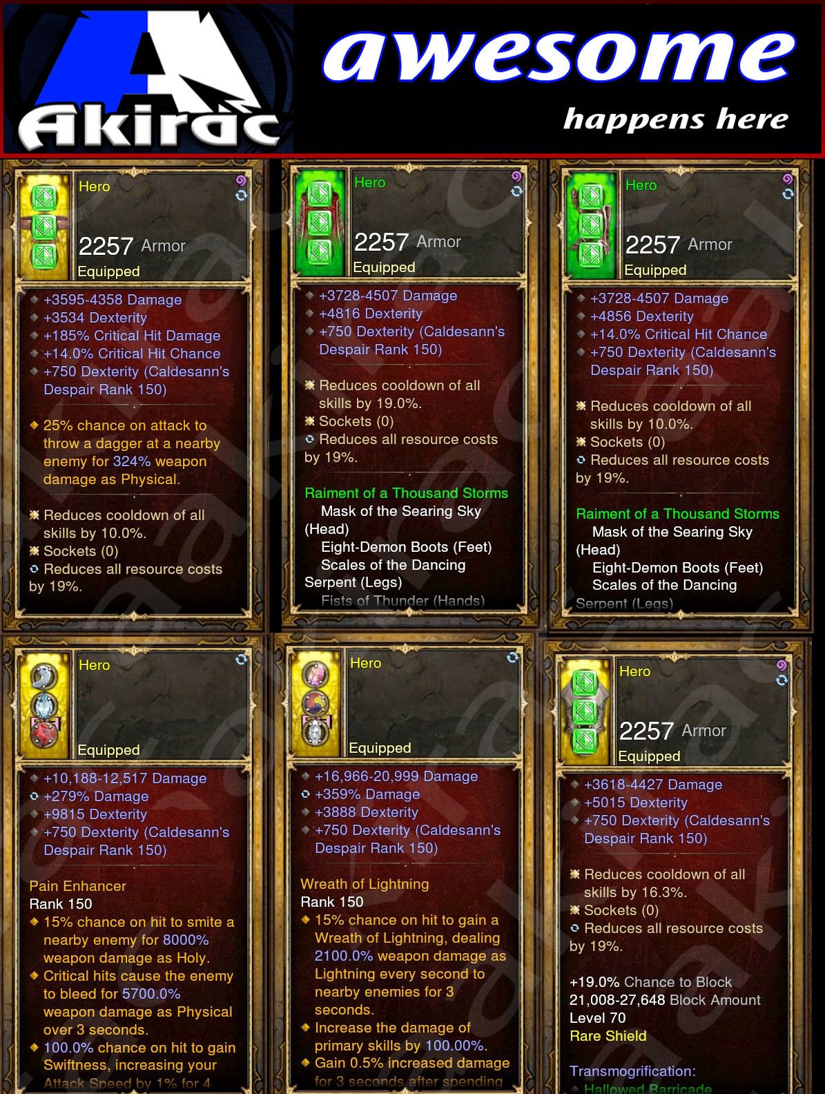Diablo 3 Immortal v1 Thousand Storms Monk Modded Set for Rift 150 Hero Diablo 3 Mods ROS Seasonal and Non Seasonal Save Mod - Modded Items and Gear - Hacks - Cheats - Trainers for Playstation 4 - Playstation 5 - Nintendo Switch - Xbox One