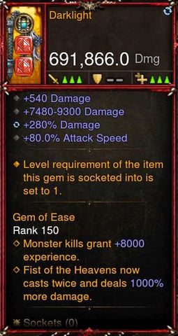 [Primal Ancient] 691k DPS 2.6.7 Darklight-Weapon-Diablo 3 Mods ROS-Akirac Diablo 3 Mods Seasonal and Non Seasonal Save Mod - Modded Items and Sets Hacks - Cheats - Trainer - Editor for Playstation 4-Playstation 5-Nintendo Switch-Xbox One