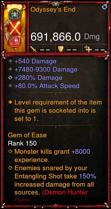 [Primal Ancient] 691k DPS 2.6.9 Odysseys End Diablo 3 Mods ROS Seasonal and Non Seasonal Save Mod - Modded Items and Gear - Hacks - Cheats - Trainers for Playstation 4 - Playstation 5 - Nintendo Switch - Xbox One