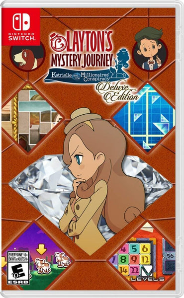 [Switch Save Progression] - LAYTONS MYSTERY JOURNEY Katrielle and the Millionaires Conspiracy Deluxe Edition - Super Starter-Akirac Switch Saves Mods Cheats - Fast Delivery