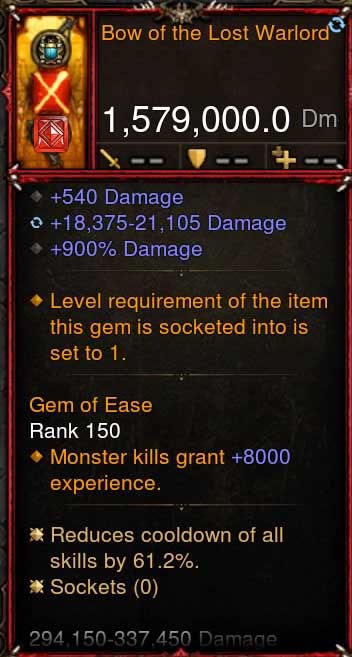 [Primal-Ethereal Infused] 1,579,000 DPS Acutal DPS Weapon BOW OF THE LOST WARLORD Diablo 3 Mods ROS Seasonal and Non Seasonal Save Mod - Modded Items and Gear - Hacks - Cheats - Trainers for Playstation 4 - Playstation 5 - Nintendo Switch - Xbox One