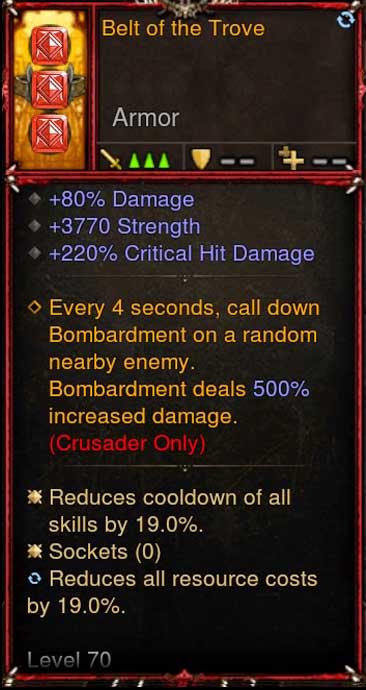 [Primal Ancient] 2.6.10 Belt of Trove Crusader Belt Diablo 3 Mods ROS Seasonal and Non Seasonal Save Mod - Modded Items and Gear - Hacks - Cheats - Trainers for Playstation 4 - Playstation 5 - Nintendo Switch - Xbox One