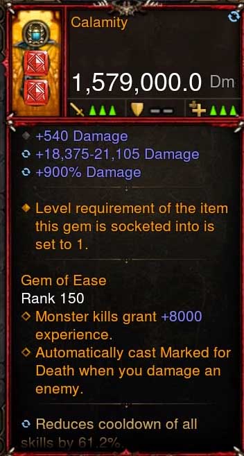 [Primal-Ethereal Infused] 1,579,000 DPS Acutal DPS Weapon CALAMITY Diablo 3 Mods ROS Seasonal and Non Seasonal Save Mod - Modded Items and Gear - Hacks - Cheats - Trainers for Playstation 4 - Playstation 5 - Nintendo Switch - Xbox One