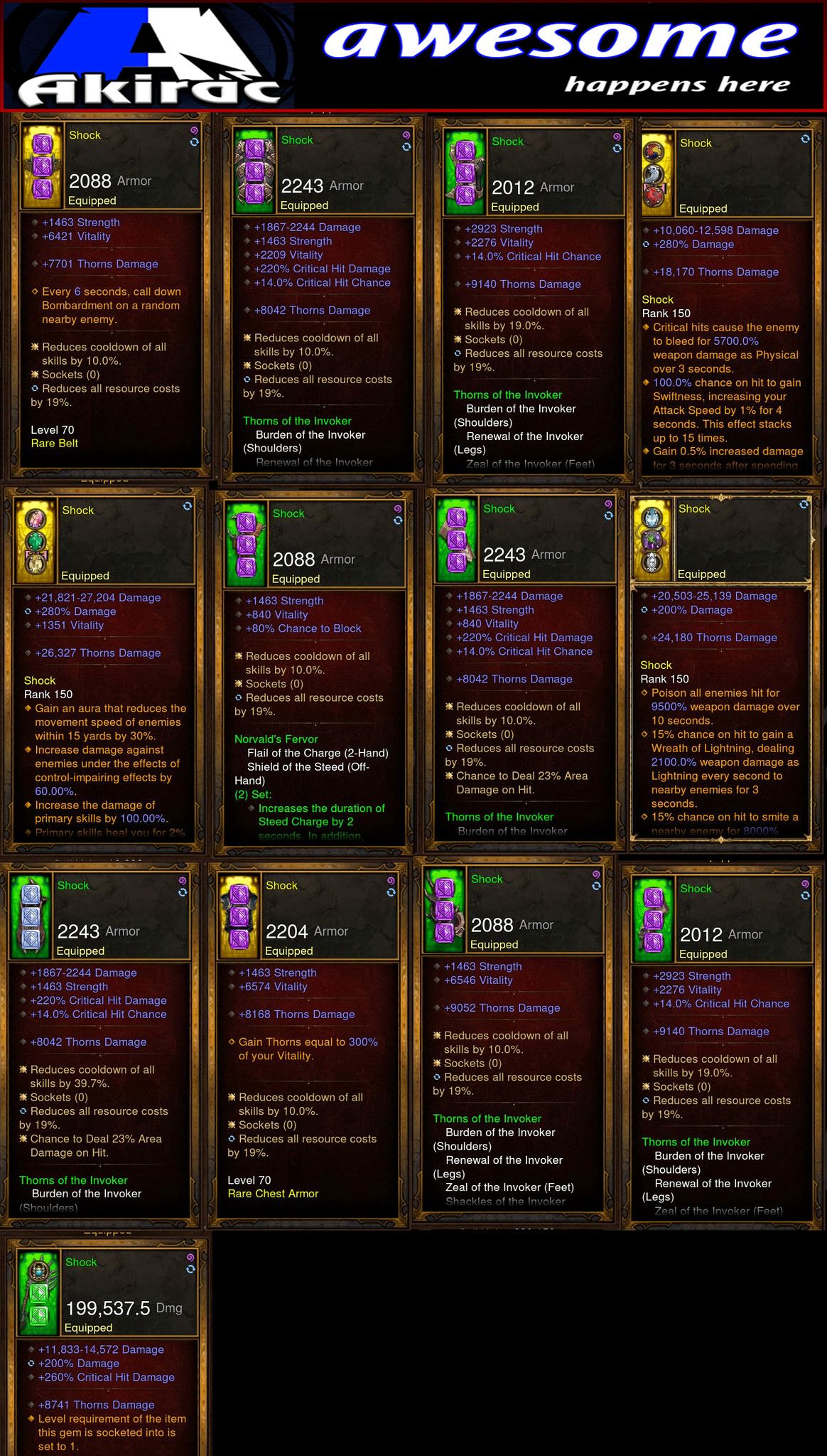 Shock v1 Invoker Crusader Set for Rift Climbing Diablo 3 Mods ROS Seasonal and Non Seasonal Save Mod - Modded Items and Gear - Hacks - Cheats - Trainers for Playstation 4 - Playstation 5 - Nintendo Switch - Xbox One