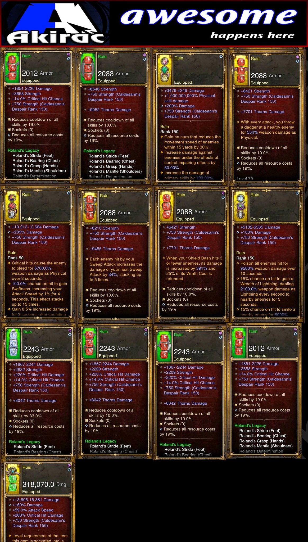 Diablo 3 Immortal v3 Rolands Crusader Modded Set for Rift 150 Ruin Diablo 3 Mods ROS Seasonal and Non Seasonal Save Mod - Modded Items and Gear - Hacks - Cheats - Trainers for Playstation 4 - Playstation 5 - Nintendo Switch - Xbox One