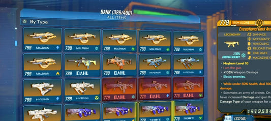 [US/EU] (PS4/PS5) Borderlands 3 Modded Profile Weapons, Modded XP Gear, Diamonds and More Borderlands 3 Mods Seasonal and Non Seasonal Save Mod - Modded Items and Gear - Hacks - Cheats - Trainers for Playstation 4 - Playstation 5 - Nintendo Switch - Xbox One