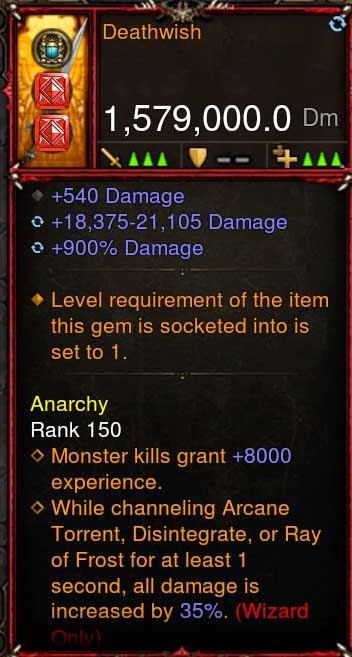 [Primal-Ethereal Infused] 1,579,000 DPS Acutal DPS Weapon DEATHWISH Diablo 3 Mods ROS Seasonal and Non Seasonal Save Mod - Modded Items and Gear - Hacks - Cheats - Trainers for Playstation 4 - Playstation 5 - Nintendo Switch - Xbox One