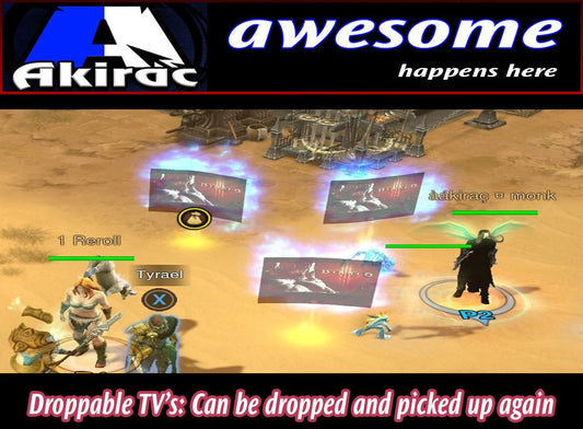 Droppable / Grabable Banner TV's Blizzcon Item Diablo 3 Mods ROS Seasonal and Non Seasonal Save Mod - Modded Items and Gear - Hacks - Cheats - Trainers for Playstation 4 - Playstation 5 - Nintendo Switch - Xbox One