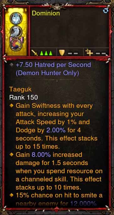 [Primal Ancient] [QUAD DPS] Dominion Diablo 3 Immortal Level 1 Resource Efficient 89% Ring Demon Hunter Diablo 3 Mods ROS Seasonal and Non Seasonal Save Mod - Modded Items and Gear - Hacks - Cheats - Trainers for Playstation 4 - Playstation 5 - Nintendo Switch - Xbox One